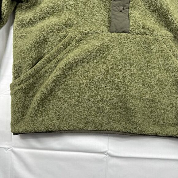 The North Face Men's L Carbondale 1/4 Snap Pullover Fleece Jacket - Olive - Picture 12 of 16
